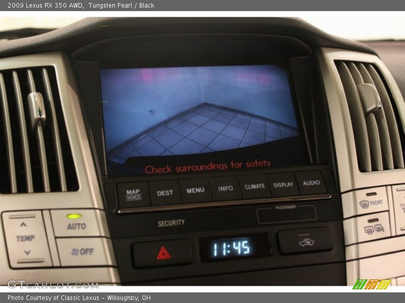 Tungsten Pearl / Black 2009 Lexus RX 350 AWD