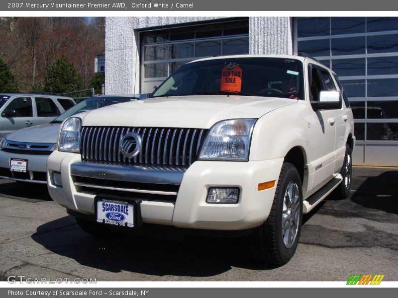 Oxford White / Camel 2007 Mercury Mountaineer Premier AWD