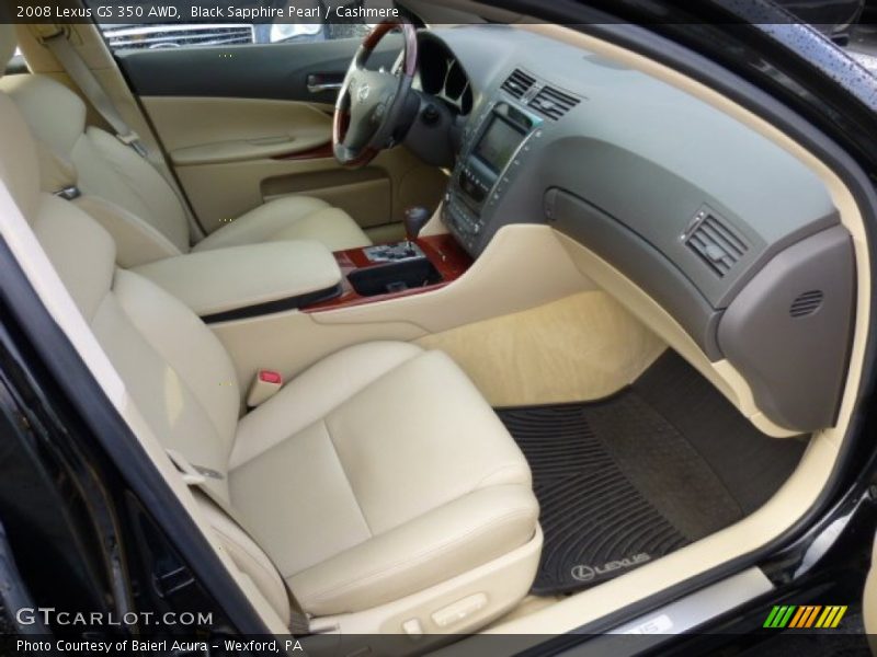 Black Sapphire Pearl / Cashmere 2008 Lexus GS 350 AWD