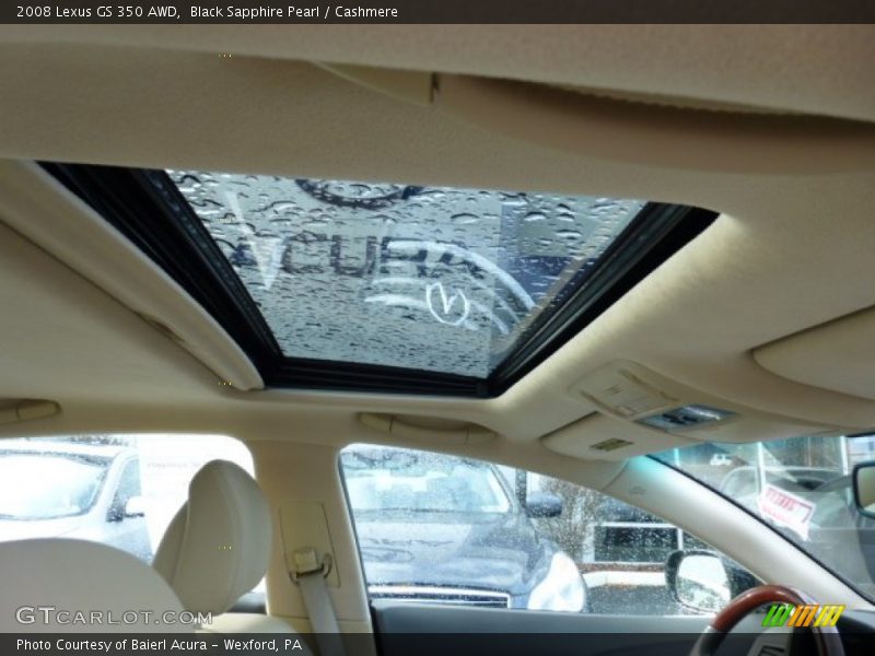 Black Sapphire Pearl / Cashmere 2008 Lexus GS 350 AWD