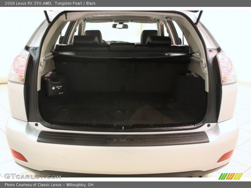 Tungsten Pearl / Black 2009 Lexus RX 350 AWD