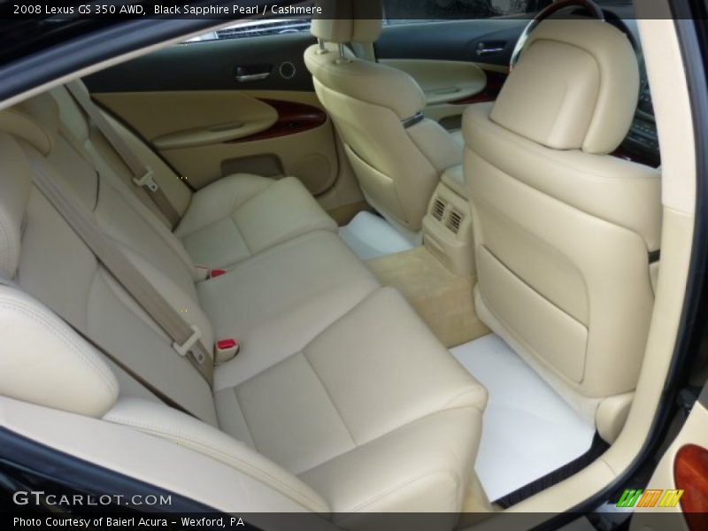 Black Sapphire Pearl / Cashmere 2008 Lexus GS 350 AWD