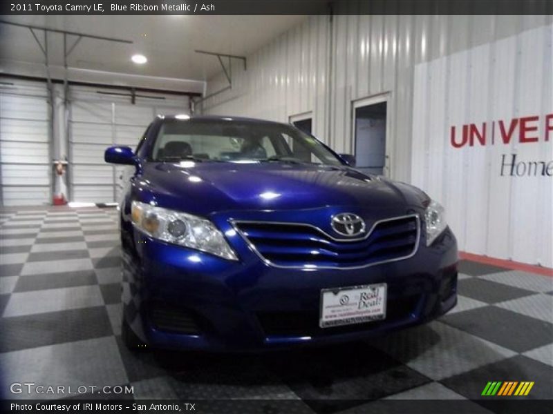 Blue Ribbon Metallic / Ash 2011 Toyota Camry LE