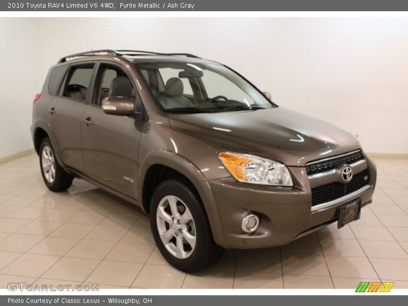 Pyrite Metallic / Ash Gray 2010 Toyota RAV4 Limited V6 4WD