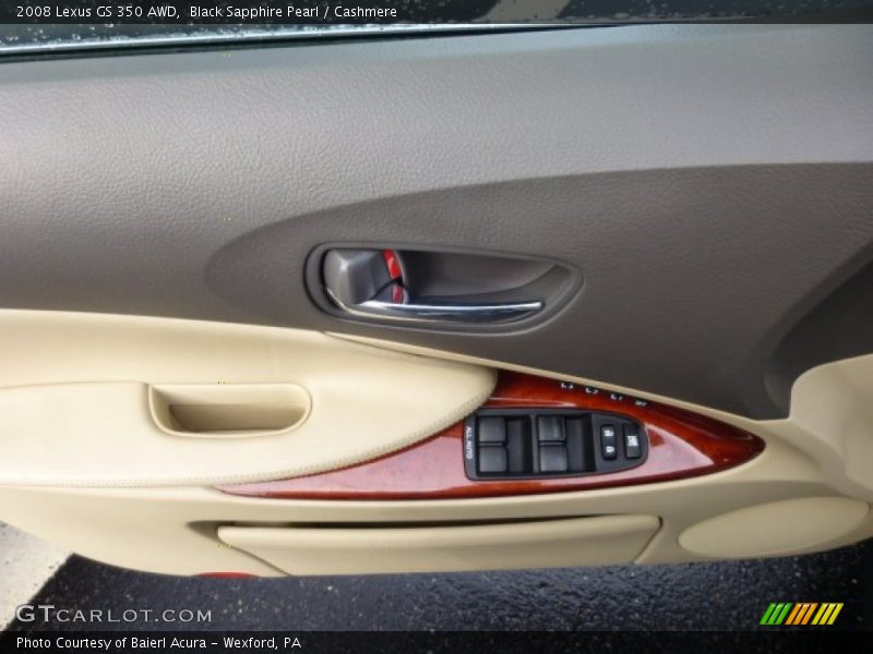 Black Sapphire Pearl / Cashmere 2008 Lexus GS 350 AWD