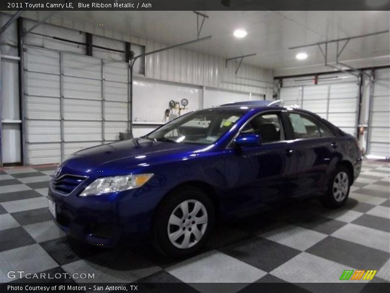 Blue Ribbon Metallic / Ash 2011 Toyota Camry LE