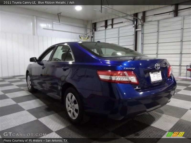 Blue Ribbon Metallic / Ash 2011 Toyota Camry LE