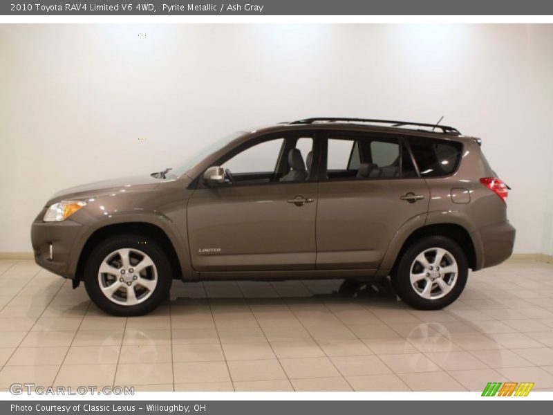 Pyrite Metallic / Ash Gray 2010 Toyota RAV4 Limited V6 4WD