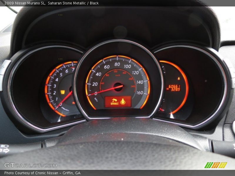 Saharan Stone Metallic / Black 2009 Nissan Murano SL