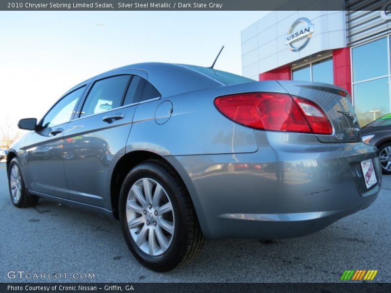 Silver Steel Metallic / Dark Slate Gray 2010 Chrysler Sebring Limited Sedan