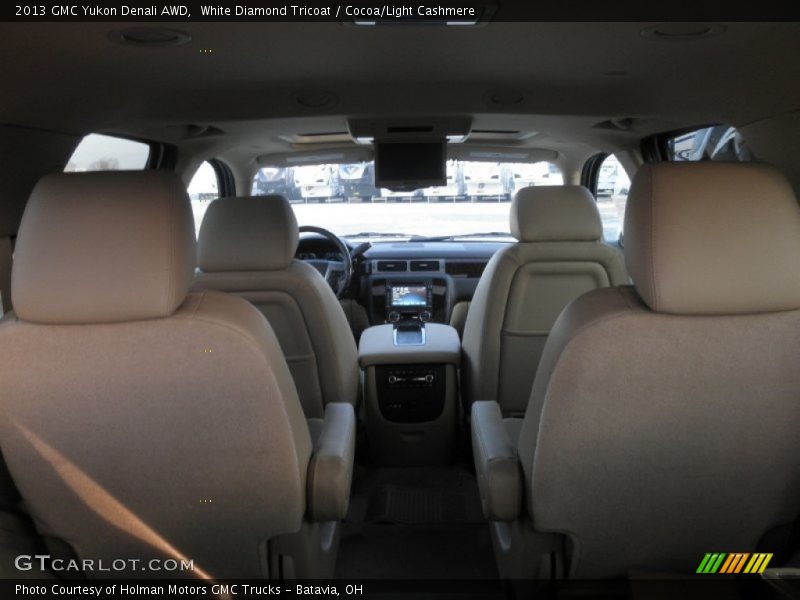 White Diamond Tricoat / Cocoa/Light Cashmere 2013 GMC Yukon Denali AWD
