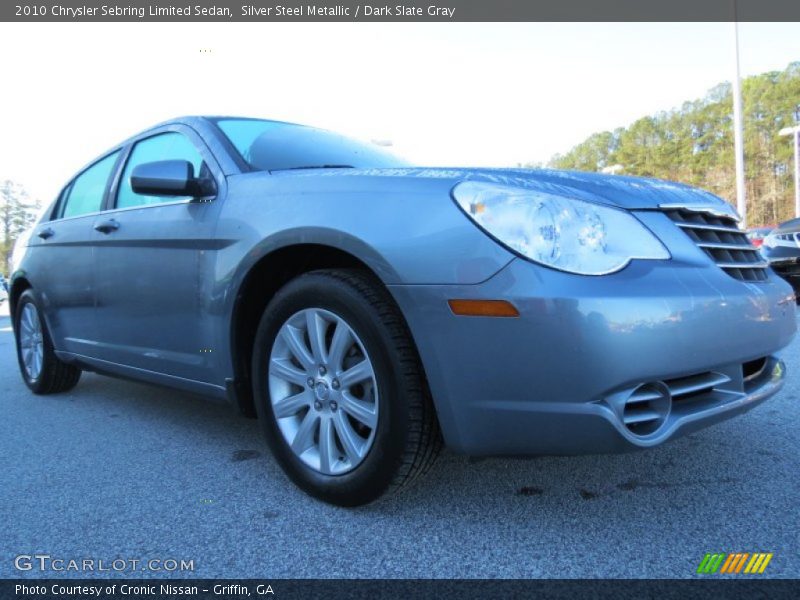 Silver Steel Metallic / Dark Slate Gray 2010 Chrysler Sebring Limited Sedan
