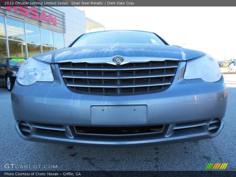 Silver Steel Metallic / Dark Slate Gray 2010 Chrysler Sebring Limited Sedan