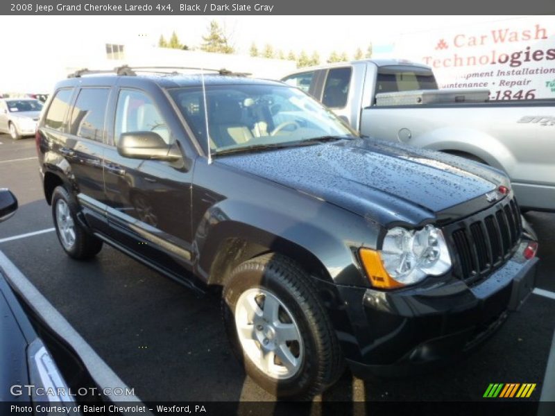 Black / Dark Slate Gray 2008 Jeep Grand Cherokee Laredo 4x4