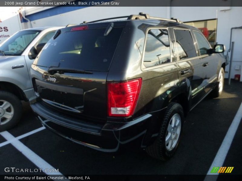 Black / Dark Slate Gray 2008 Jeep Grand Cherokee Laredo 4x4