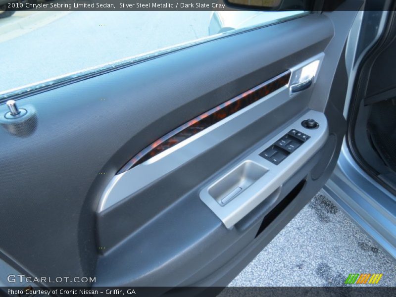 Silver Steel Metallic / Dark Slate Gray 2010 Chrysler Sebring Limited Sedan