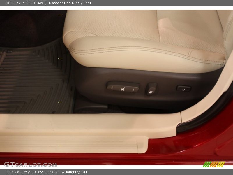 Matador Red Mica / Ecru 2011 Lexus IS 350 AWD