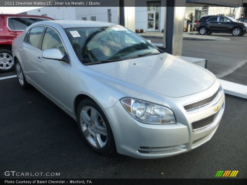 Silver Ice Metallic / Ebony 2011 Chevrolet Malibu LT