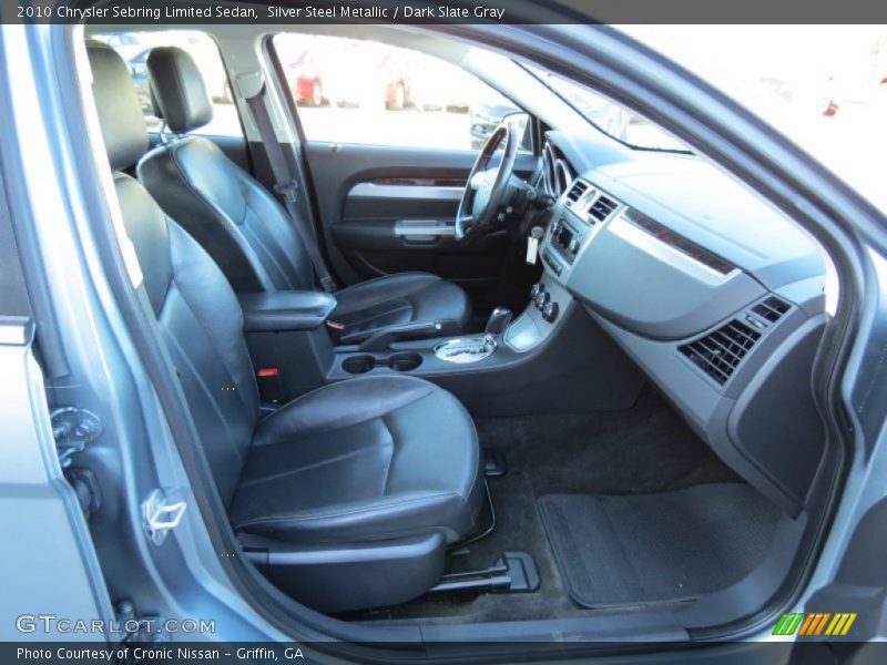 Silver Steel Metallic / Dark Slate Gray 2010 Chrysler Sebring Limited Sedan