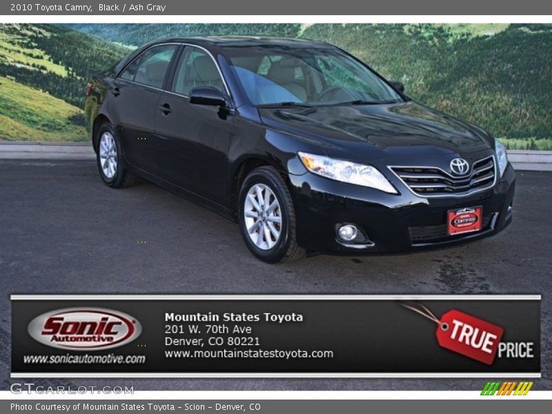 Black / Ash Gray 2010 Toyota Camry