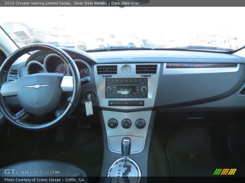 Silver Steel Metallic / Dark Slate Gray 2010 Chrysler Sebring Limited Sedan