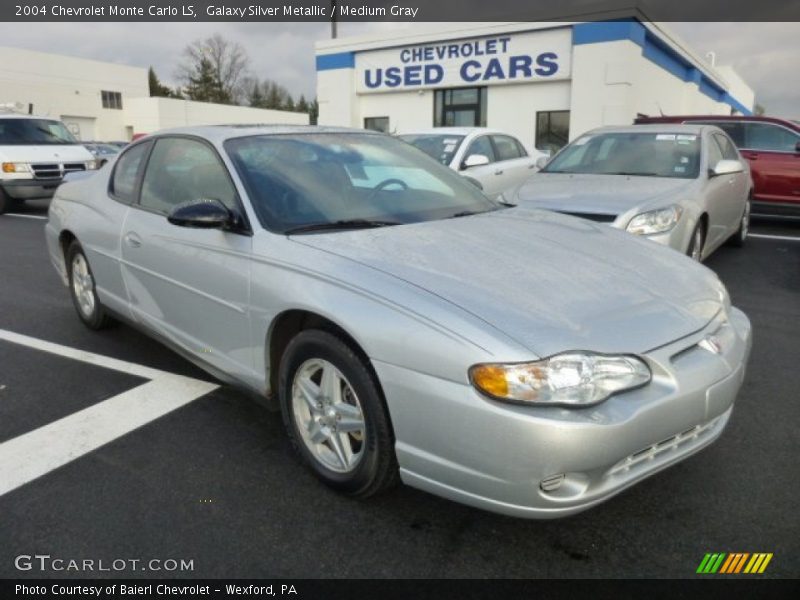 Galaxy Silver Metallic / Medium Gray 2004 Chevrolet Monte Carlo LS