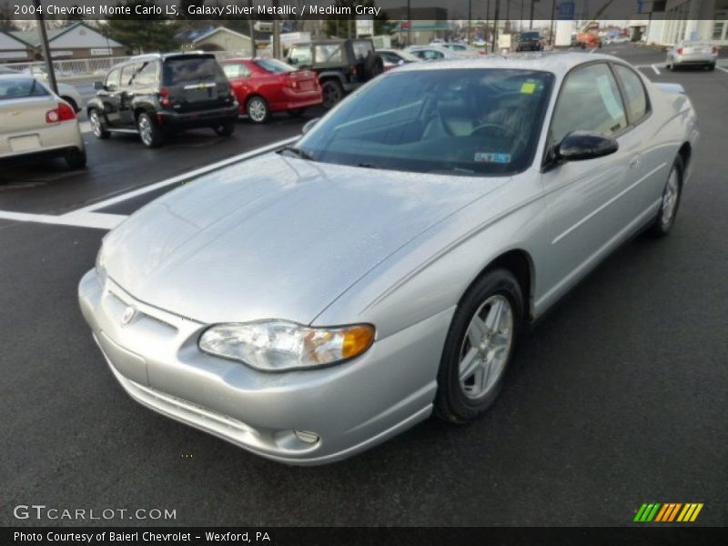Galaxy Silver Metallic / Medium Gray 2004 Chevrolet Monte Carlo LS