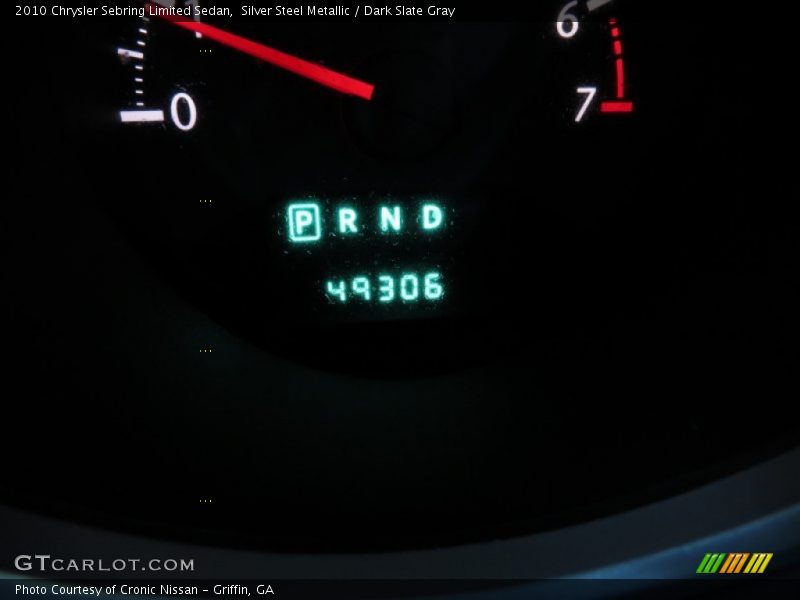 Silver Steel Metallic / Dark Slate Gray 2010 Chrysler Sebring Limited Sedan