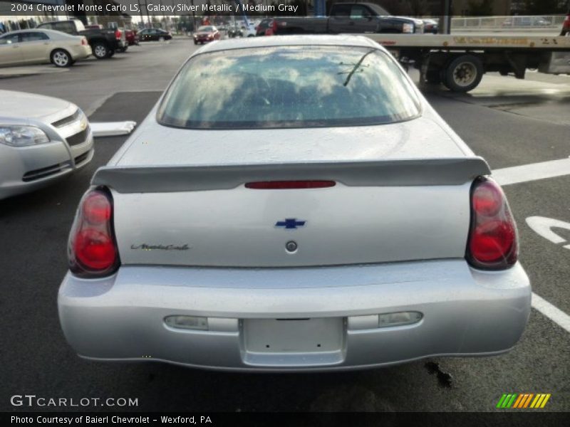 Galaxy Silver Metallic / Medium Gray 2004 Chevrolet Monte Carlo LS