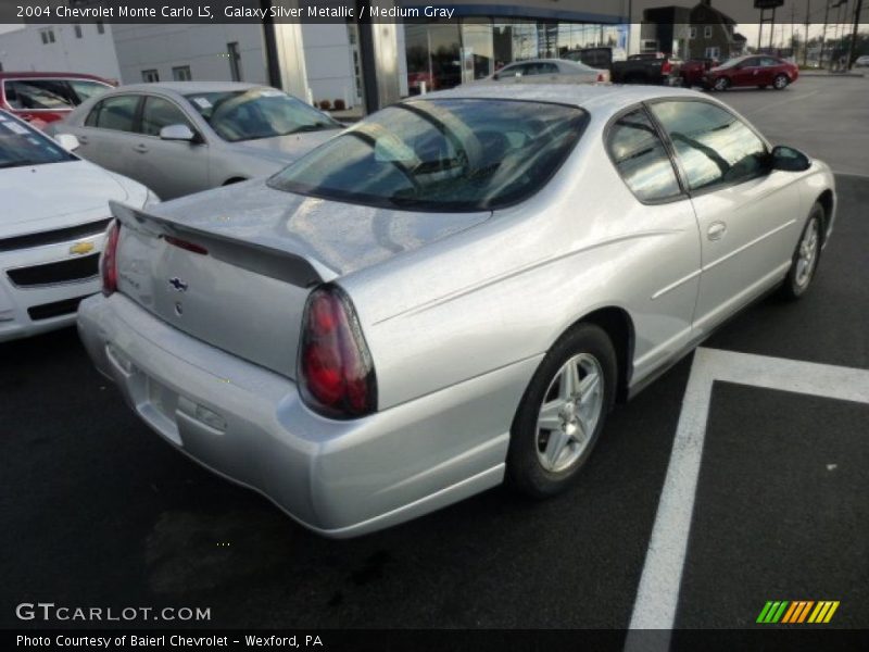 Galaxy Silver Metallic / Medium Gray 2004 Chevrolet Monte Carlo LS