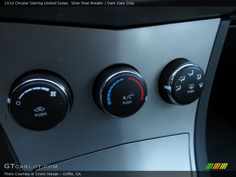 Silver Steel Metallic / Dark Slate Gray 2010 Chrysler Sebring Limited Sedan