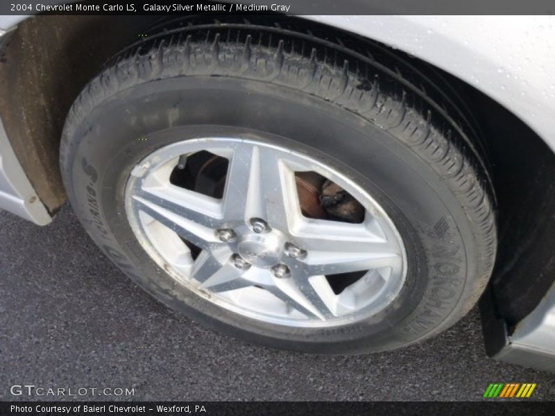Galaxy Silver Metallic / Medium Gray 2004 Chevrolet Monte Carlo LS