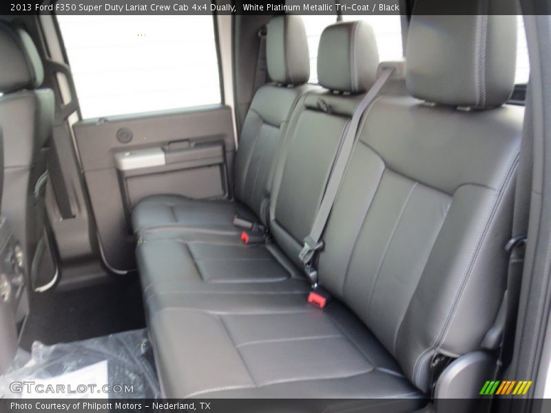 Rear Seat of 2013 F350 Super Duty Lariat Crew Cab 4x4 Dually