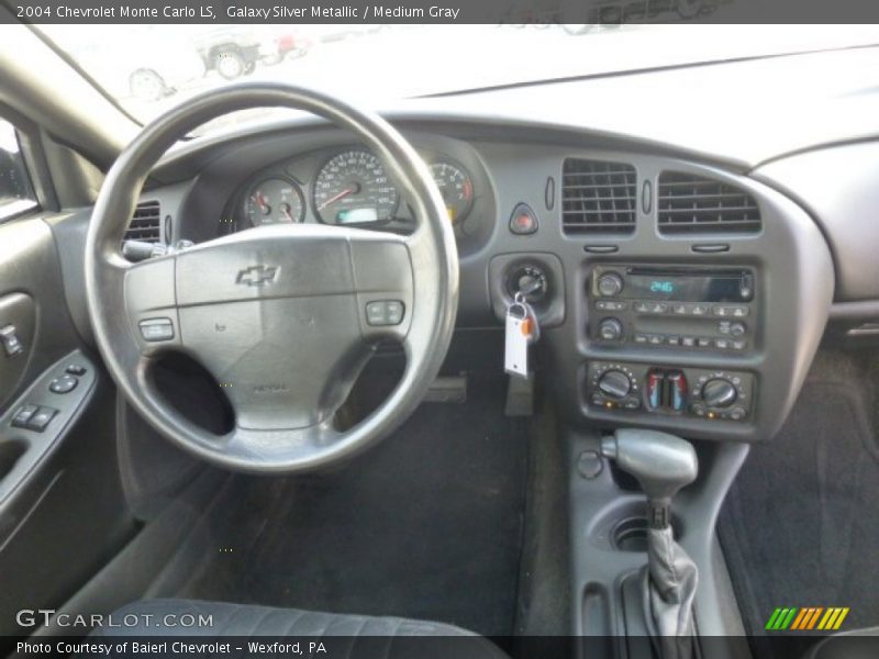 Galaxy Silver Metallic / Medium Gray 2004 Chevrolet Monte Carlo LS