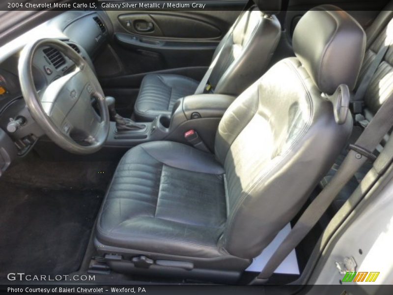 Galaxy Silver Metallic / Medium Gray 2004 Chevrolet Monte Carlo LS