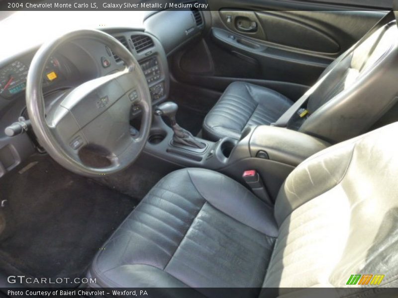 Galaxy Silver Metallic / Medium Gray 2004 Chevrolet Monte Carlo LS
