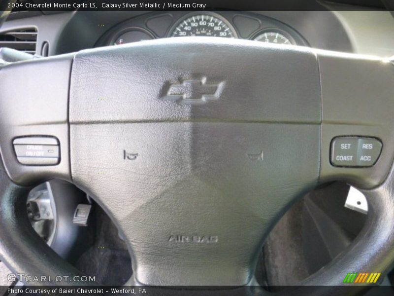 Galaxy Silver Metallic / Medium Gray 2004 Chevrolet Monte Carlo LS