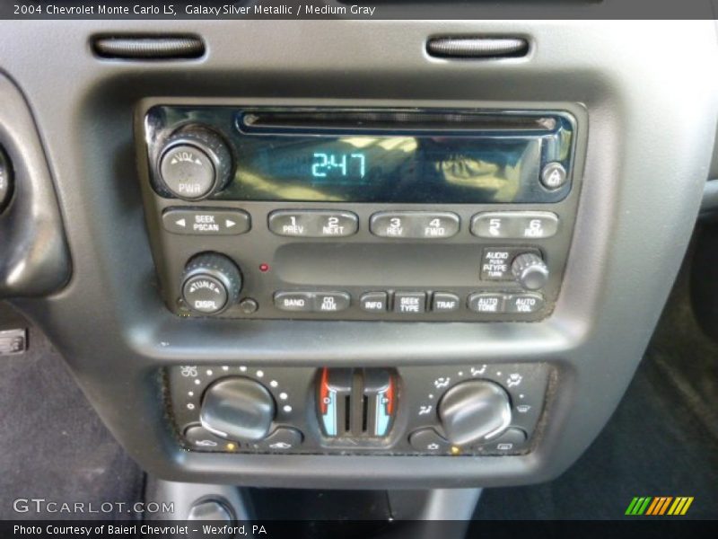 Galaxy Silver Metallic / Medium Gray 2004 Chevrolet Monte Carlo LS
