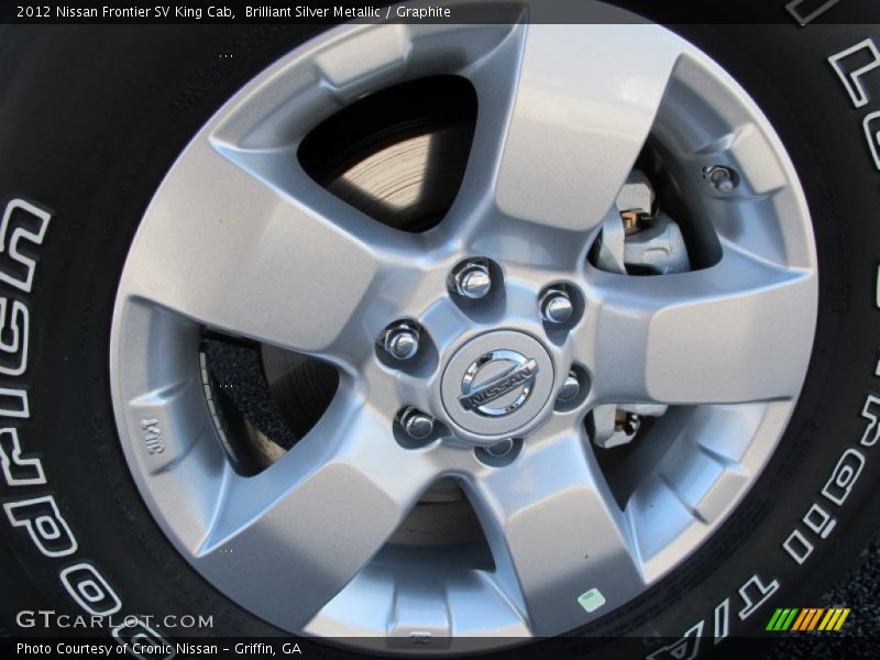 Brilliant Silver Metallic / Graphite 2012 Nissan Frontier SV King Cab