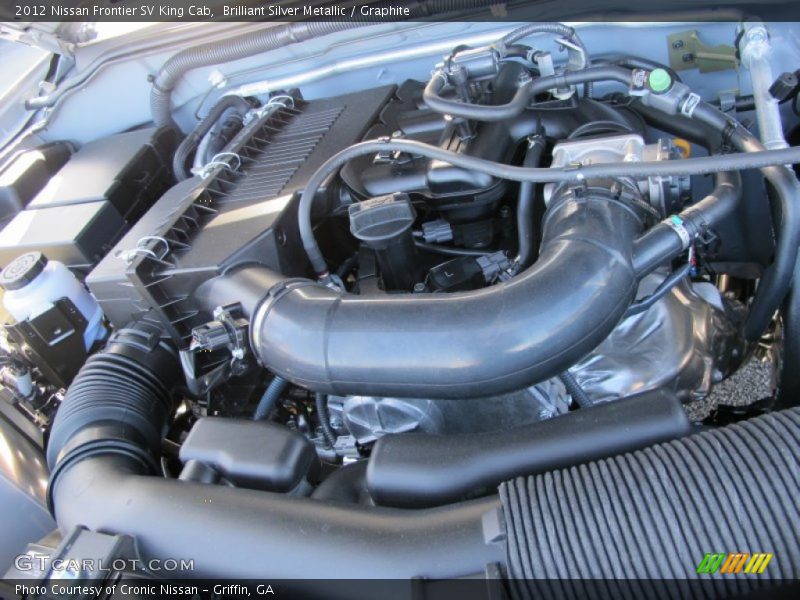 Brilliant Silver Metallic / Graphite 2012 Nissan Frontier SV King Cab