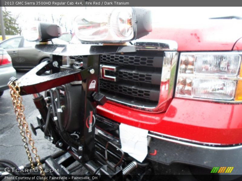 Fire Red / Dark Titanium 2013 GMC Sierra 3500HD Regular Cab 4x4