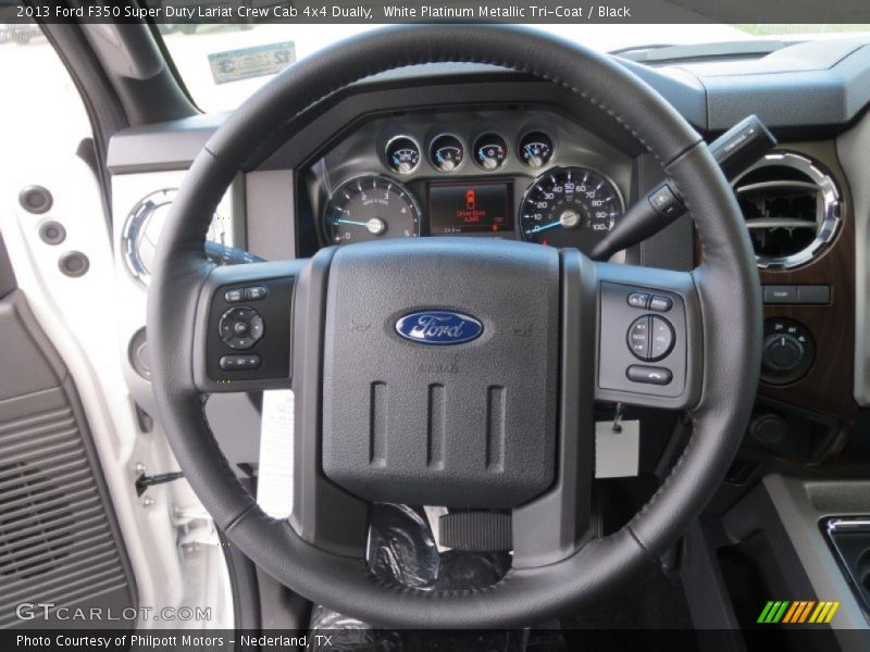  2013 F350 Super Duty Lariat Crew Cab 4x4 Dually Steering Wheel
