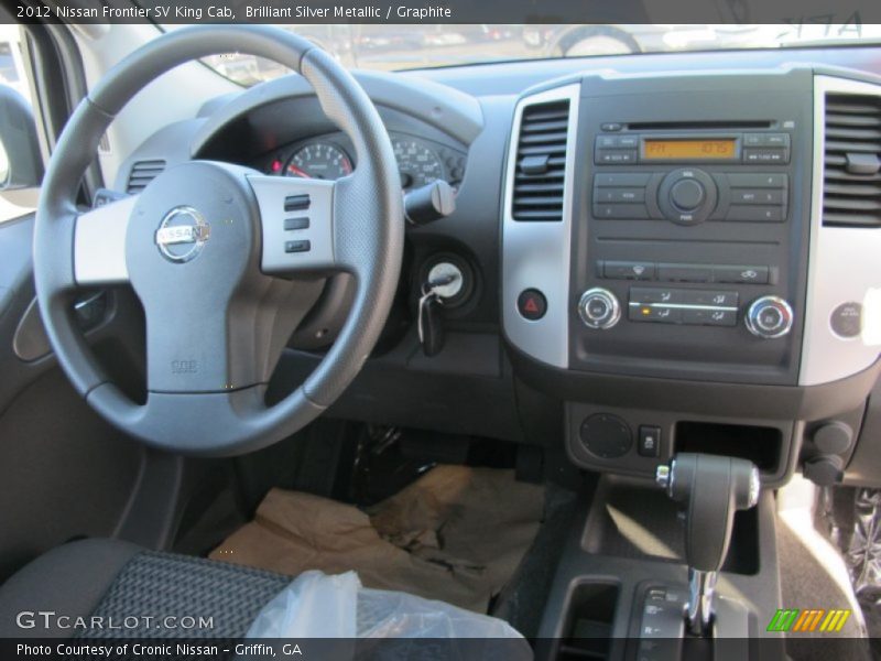 Brilliant Silver Metallic / Graphite 2012 Nissan Frontier SV King Cab