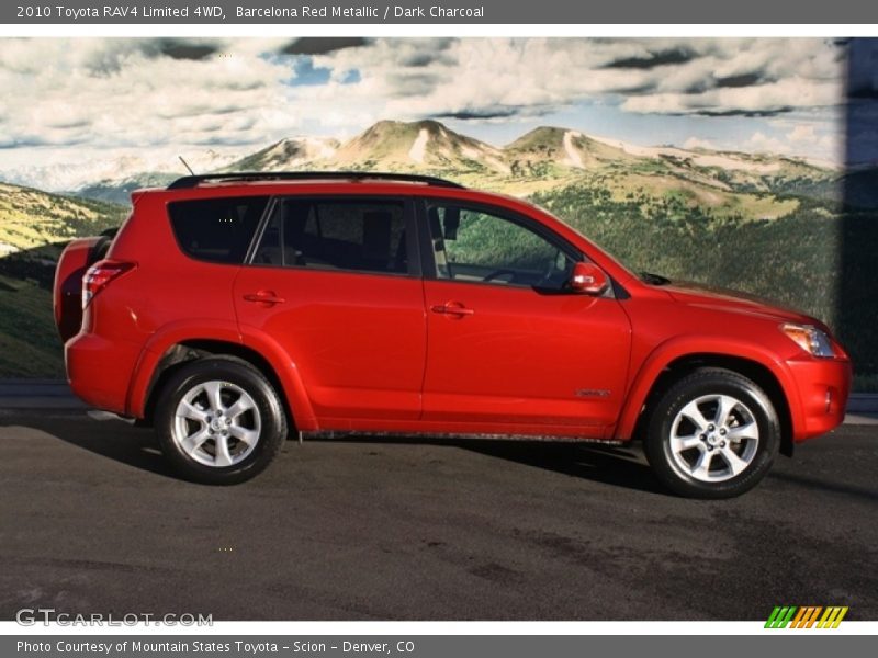 Barcelona Red Metallic / Dark Charcoal 2010 Toyota RAV4 Limited 4WD