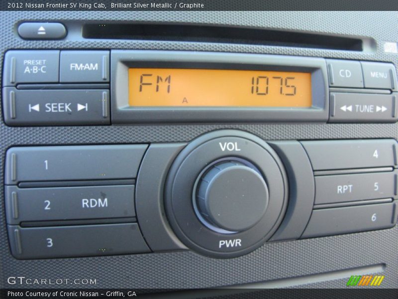 Brilliant Silver Metallic / Graphite 2012 Nissan Frontier SV King Cab