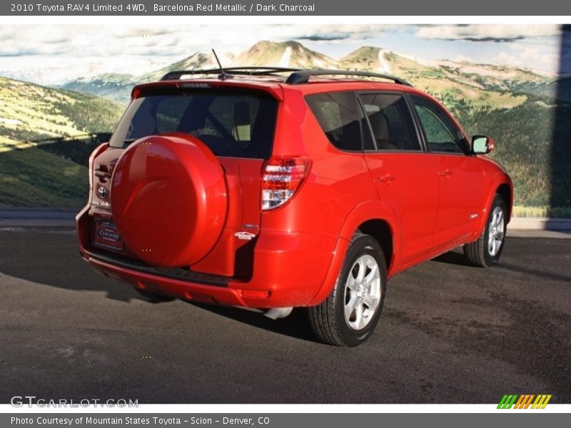 Barcelona Red Metallic / Dark Charcoal 2010 Toyota RAV4 Limited 4WD