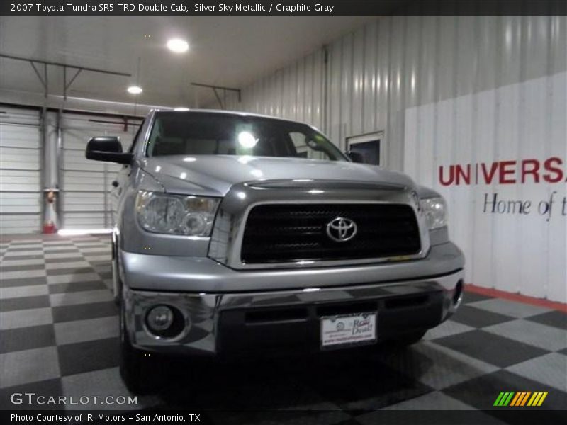 Silver Sky Metallic / Graphite Gray 2007 Toyota Tundra SR5 TRD Double Cab