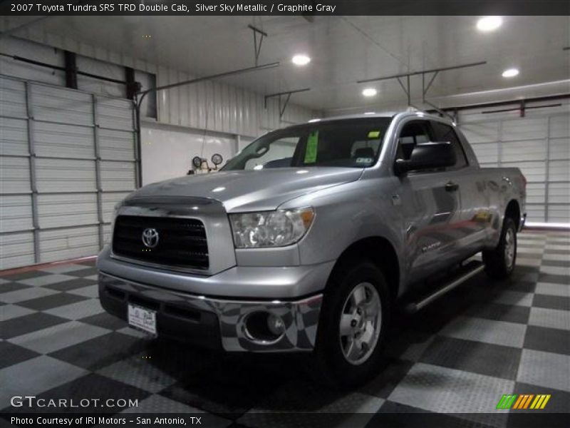 Silver Sky Metallic / Graphite Gray 2007 Toyota Tundra SR5 TRD Double Cab