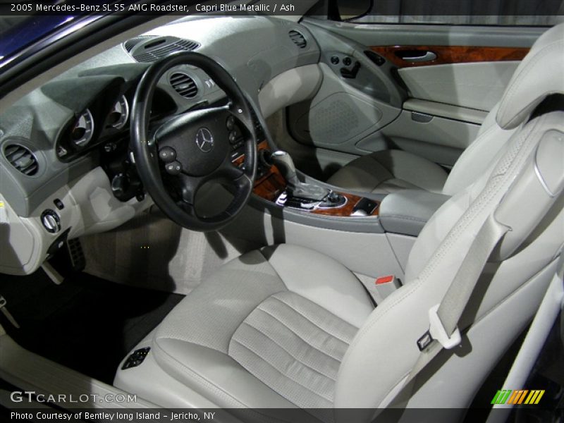 2005 Mercedes-Benz SL55 AMG, Capri Blue / Ash Grey, Interior - 2005 Mercedes-Benz SL 55 AMG Roadster