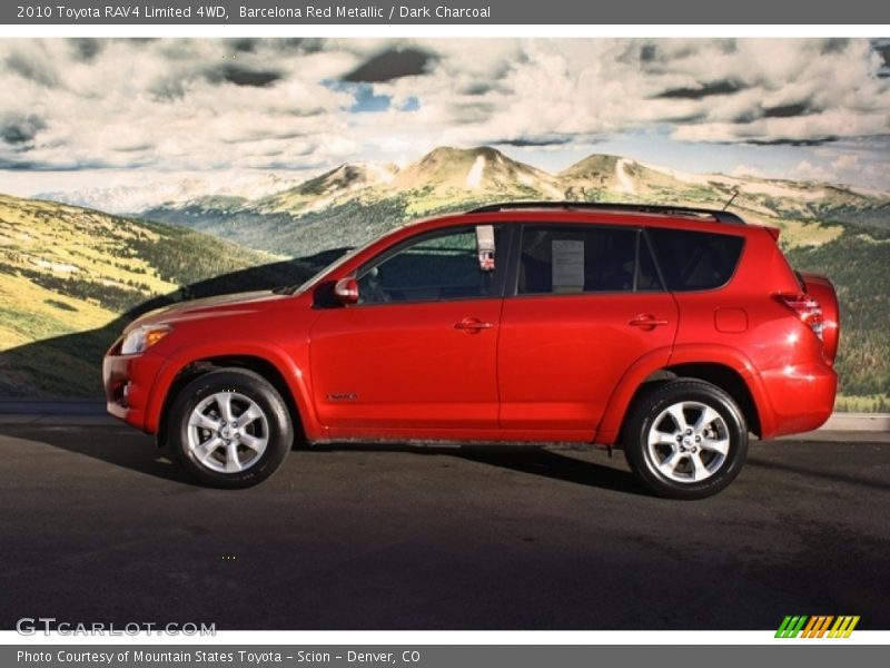 Barcelona Red Metallic / Dark Charcoal 2010 Toyota RAV4 Limited 4WD